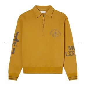 Honor The Gift Prep School Henley Sweater 'Mustard